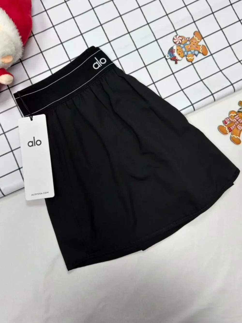 NWT Alo Yoga Match Point Tennis Skirt Black🧸